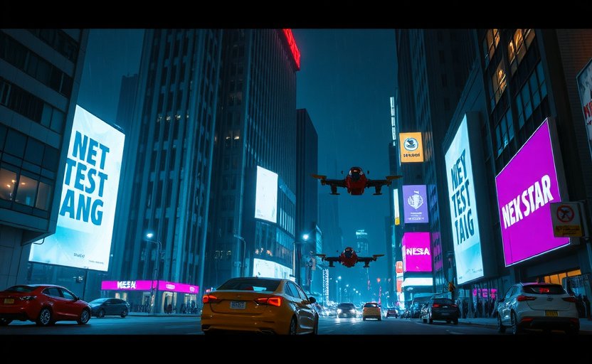 Cover art for The Anomaly, a cyberpunk action game